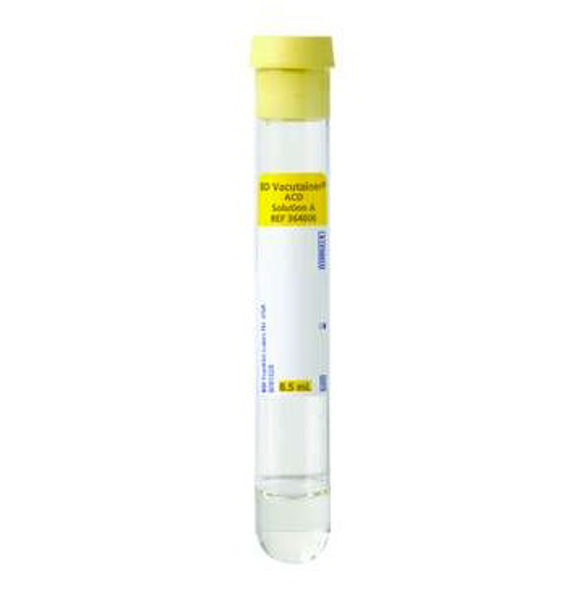 Mynd Vacutainer ACD blóðtöku glas