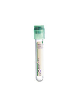 Mynd Vacutainer Lithium-heparin blóðtökuglas 2 ml