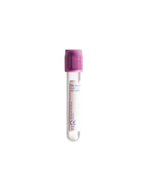 Mynd Vacutainer EDTA K2 blóðtökuglas 4 ml