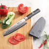 Mynd Yari Santoku kokkahnífur m/hulstri 18cm