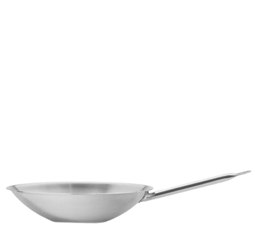 Mynd Wok panna stál m/sléttum botni 36cm