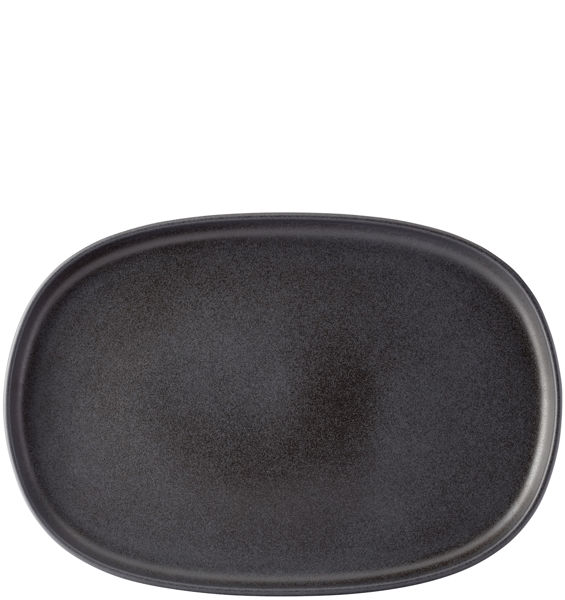 Mynd Pico svartur oval diskur 33x23cm