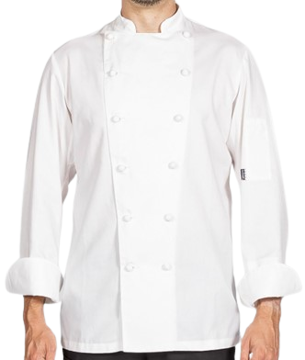 Mynd Le Chef Luxe kokkajakki unisex hvítur